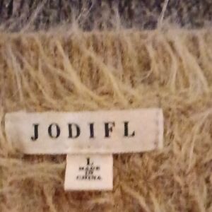 JODIFL Soft Textured Beige Sweater
